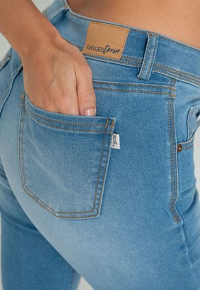 Jeans Skinny Nilo Azul Ragged Pf21350015