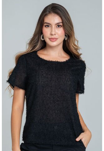 Blusa Amara Negro Ragged Pf12110863 Ragged