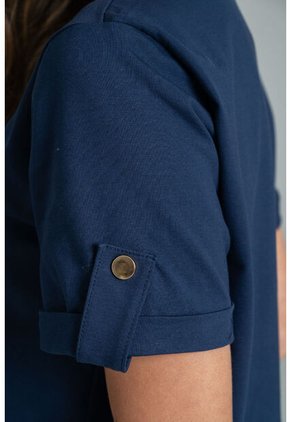 Camiseta Broches Azul Ragged Pf21120120