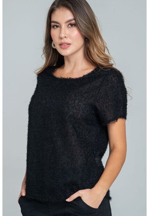 Blusa Amara Negro Ragged Pf12110863