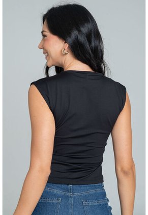 Top Bonna Negro Ragged Pf13120843