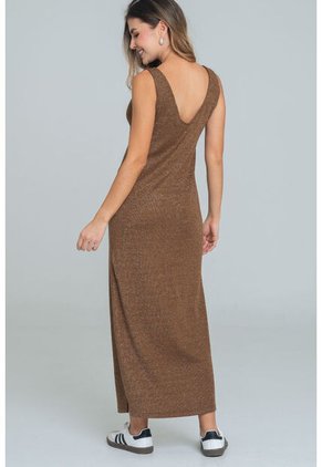 Vestido Malaga Café Ragged Pf11511431