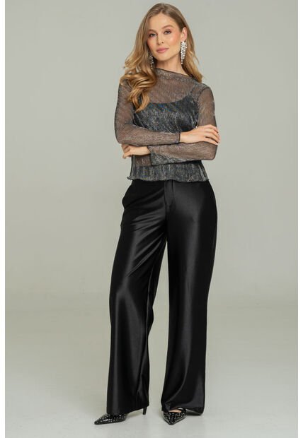 Blusa Chammit Negro Ragged Pf12110867