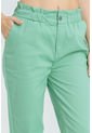 Pantalon Paper Bag Drill Verde Ragged Pf21310018 de Ragged