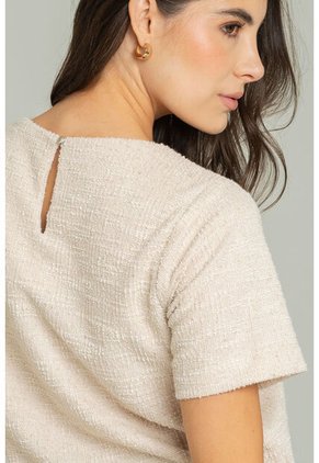 Top Chanel Beige Ragged Pf12120364