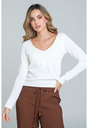 Top Niza Blanco Ragged Pf11121175