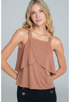 Blusa Pippa Café Ragged Pf11113083