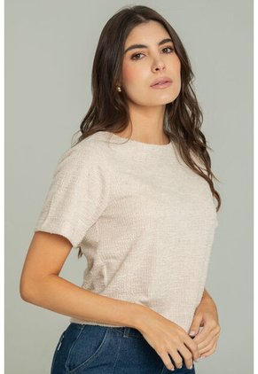 Top Chanel Beige Ragged Pf12120364