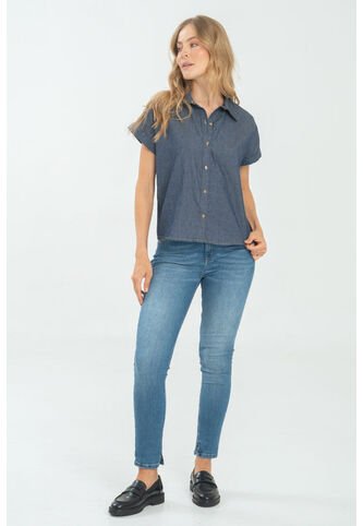Camisa Burdeos Azul Ragged Pf17110067 Ragged