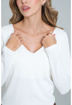 Top Niza Blanco Ragged Pf11121175