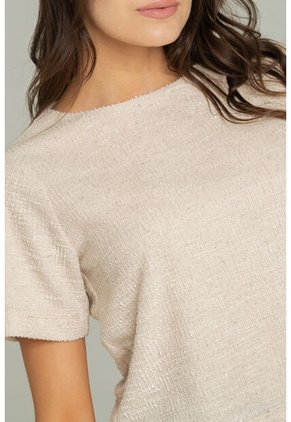 Top Chanel Beige Ragged Pf12120364