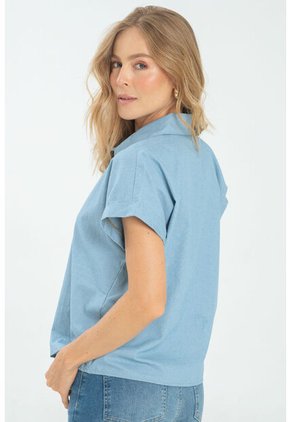 Camisa Burdeos Azul Ragged Pf17110067