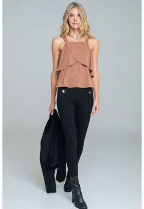 Blusa Pippa Café Ragged Pf11113083