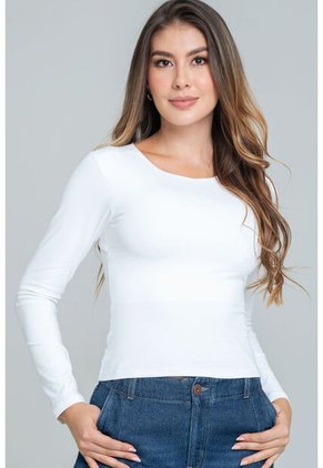 Top Makeno Blanco Ragged Pf13120840