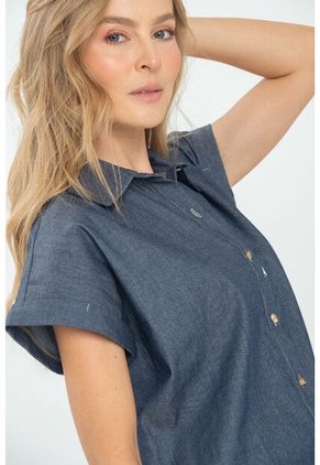 Camisa Burdeos Azul Ragged Pf17110067