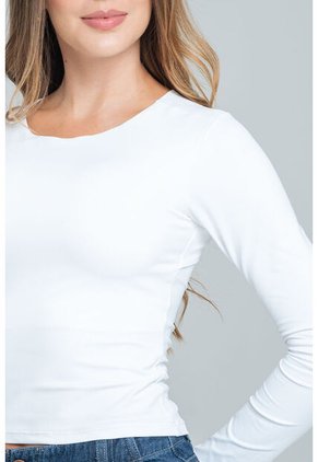 Top Makeno Blanco Ragged Pf13120840