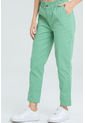 Pantalon Paper Bag Drill Verde Ragged Pf21310018 de Ragged