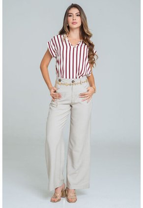 Pantalon Lakhe Gris Ragged Pf11310859