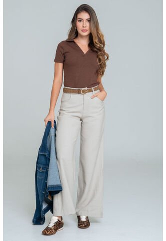 Polo Rib Missy Café Ragged Pf11121178 Ragged