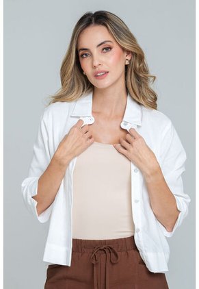 Camisa Tharos Blanco Ragged Pf11113066