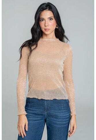 Blusa Chammit Beige Ragged Pf12110867 Ragged