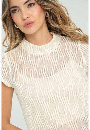Blusa Susy Blanco Ragged Pf11112892