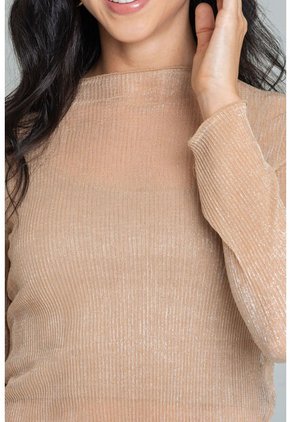 Blusa Chammit Beige Ragged Pf12110867