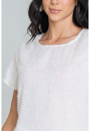 Blusa Amara Blanco Ragged Pf12110863