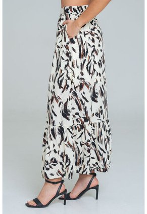 Falda Larga Khika Café Ragged Pf11320522