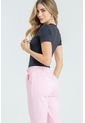 Pantalon Paper Bag Drill Rosa Ragged Pf21310018 de Ragged