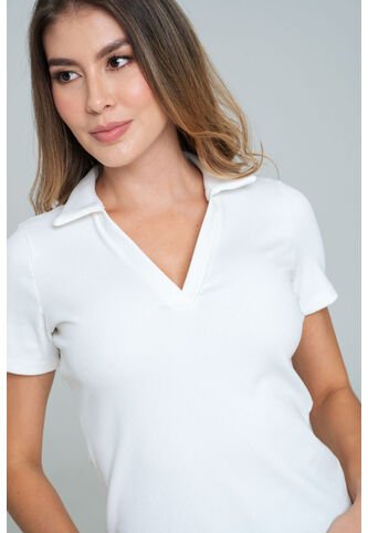 Polo Rib Missy Blanco Ragged Pf11121178 Ragged