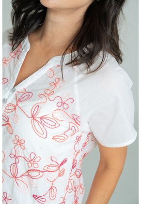 Blusa Derna Rosa Ragged Pf11113217