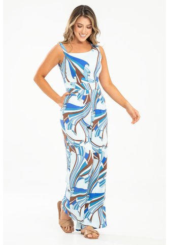 Enterizo Largo Nathura Azul Ragged Pf31530187 Ragged