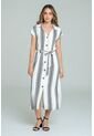 Vestido Lin Blanco Ragged Pf11511423 de Ragged