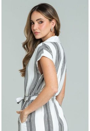 Vestido Lin Blanco Ragged Pf11511423
