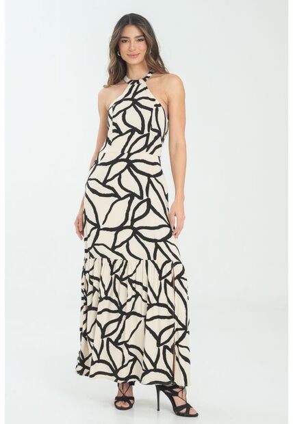 Vestido Santorini Negro Ragged Pf11511377