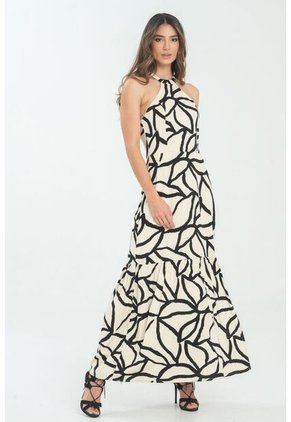 Vestido Santorini Negro Ragged Pf11511377