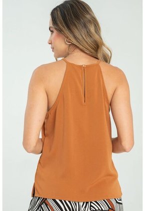 Blusa Zhoe Café Ragged Pf11112896