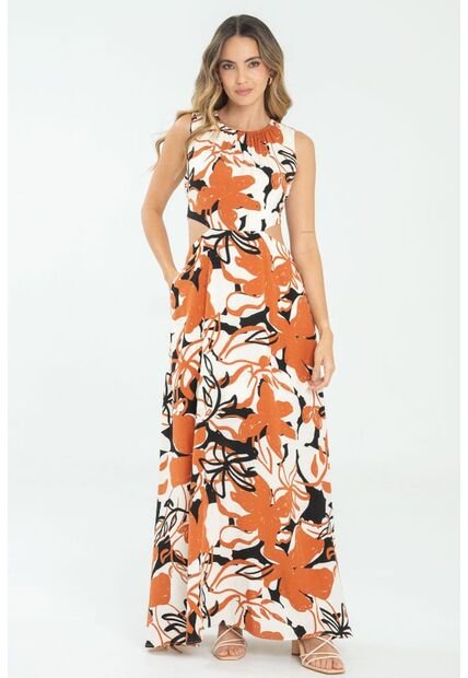 Vestido Clea Café Ragged Pf11511350