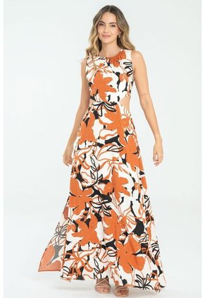 Vestido Clea Café Ragged Pf11511350