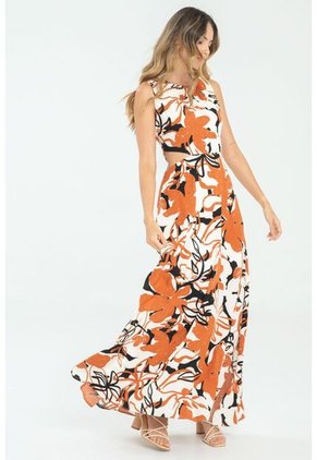 Vestido Clea Café Ragged Pf11511350