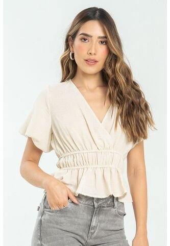 Blusa Elise Beige Ragged Pf11112927 Ragged