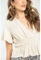 Blusa Elise Beige Ragged Pf11112927 de Ragged