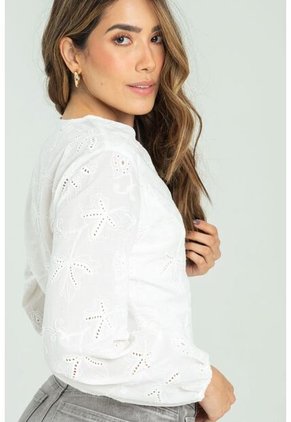 Blusa Ojalillo Boston Blanco Ragged Pf11112914