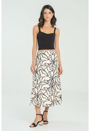 Falda Cikoya Blanco Ragged Pf11320497