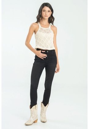 Blusa Tejida Luana Blanco Ragged Pf11112930