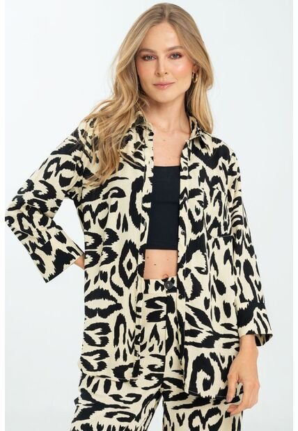 Bluson Ahitanha Negro Ragged Pf11112921