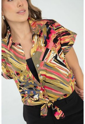 Camisa Belthed Verde Ragged Pf11112972