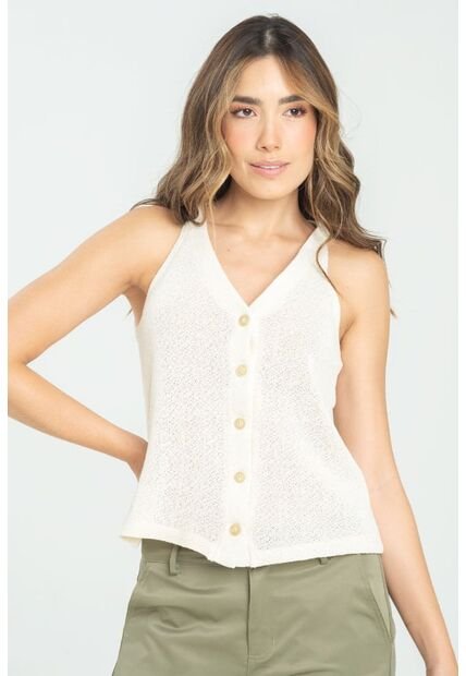 Blusa Nilo Blanco Ragged Pf11112955