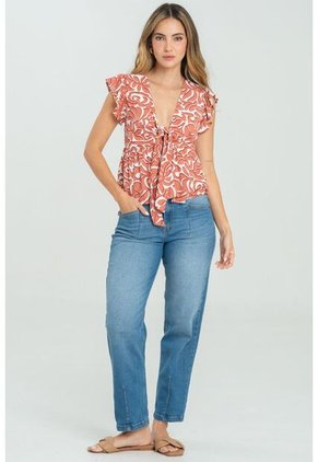 Blusa Samantha Rojo Ragged Pf11112958